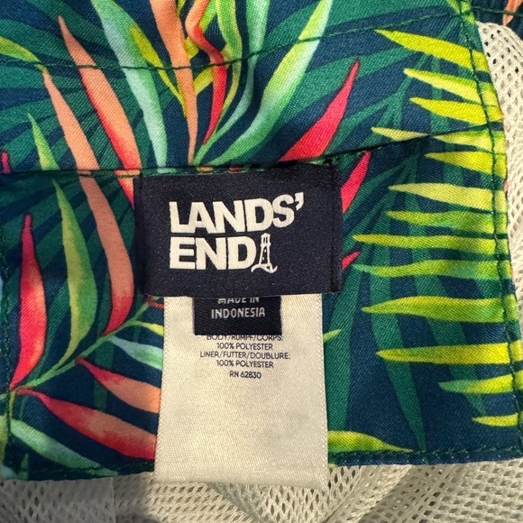 Men’s Lands End Swim Trunks size M - Picture 4 of 4